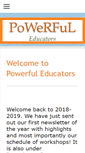 Mobile Screenshot of powerfuleducators.com